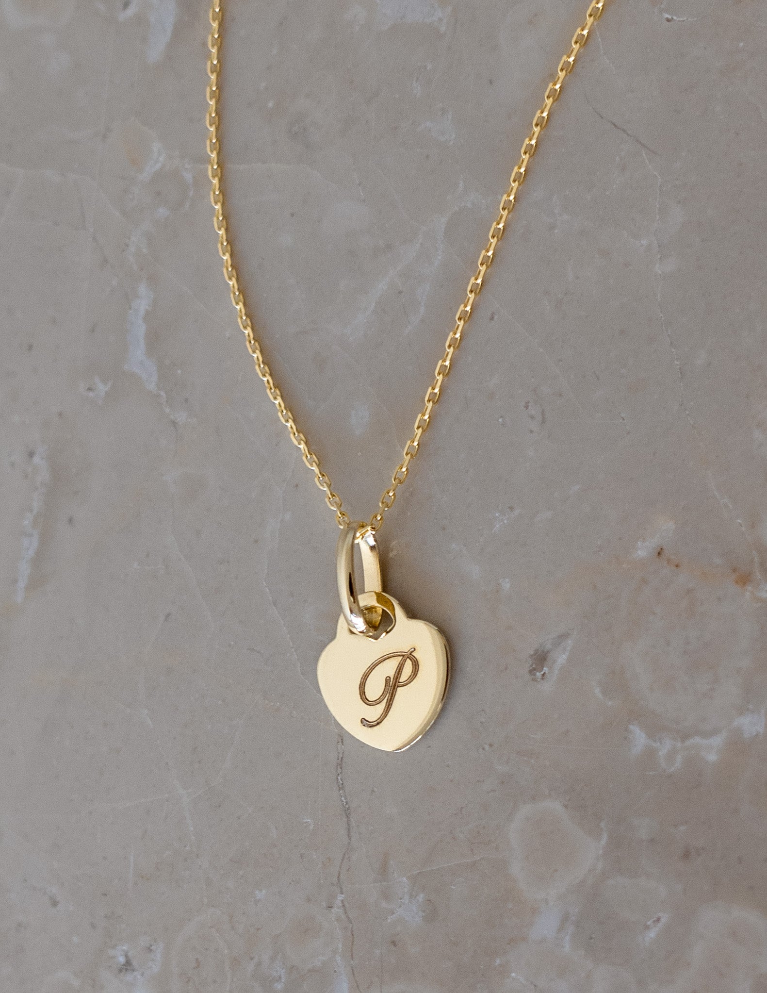 Sacred Heart Tag Necklace | En Route Jewelry