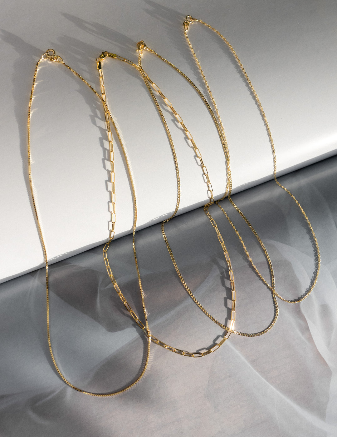 Essential Paperclip Chain in Gold
