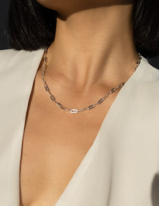 Essential Bold Paperclip Chain in Silver