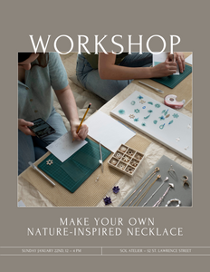 WORKSHOP: Make Your Own Nature-Inspired Necklace