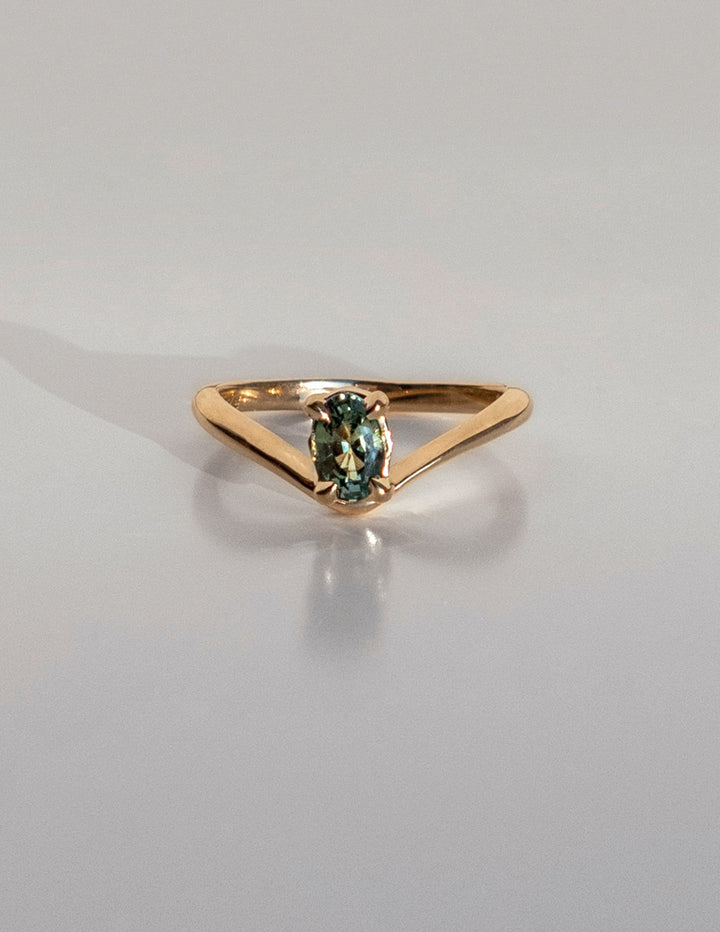 Aura of The Ocean — One-of-a-kind Sapphire Ring