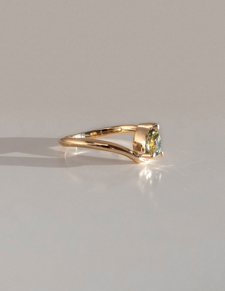 Morning Light at Sea — One-of-a-kind Sapphire Ring